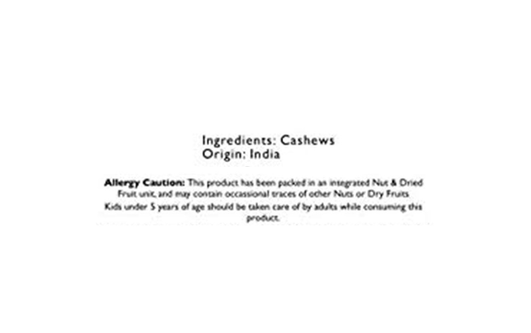 Nuts Buddy Cashew Nuts    Pack  850 grams